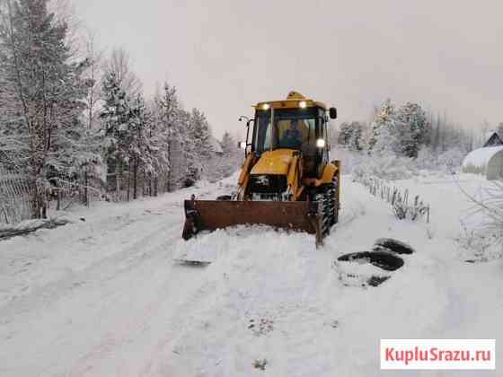 Уборка снега, вывоз снега экскаватор-погрузчик Jcb Северодвинск