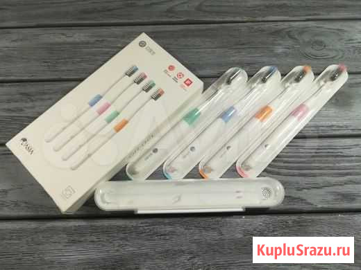 Набор зубных щёток Xiaomi Dr. Bei 4 шт Кемерово - изображение 1