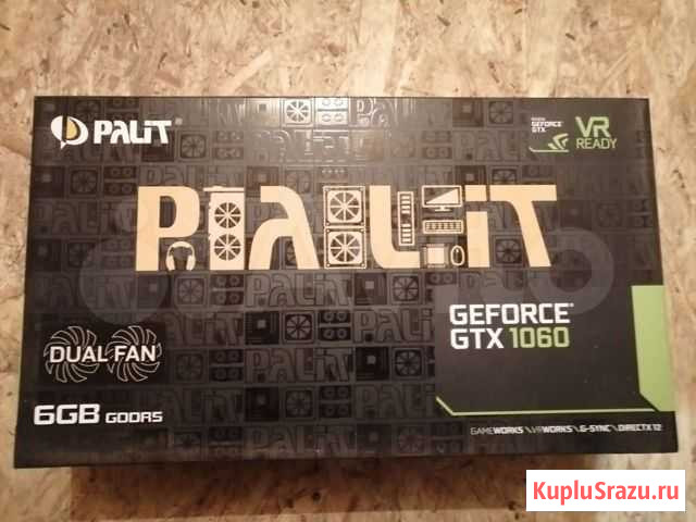 Видеокарта gtx 1060 6gb palit Новосергиевка - изображение 1