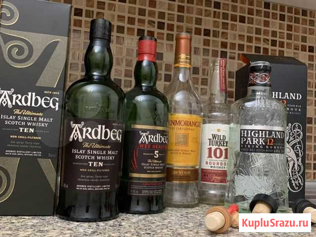 Бутылки и коробки от виски Нижний Новгород - изображение 1