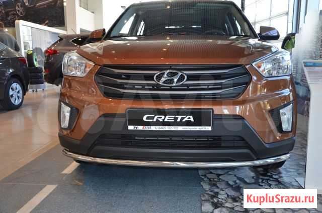 Защита переднего бампера Hyundai Creta Москва - изображение 1