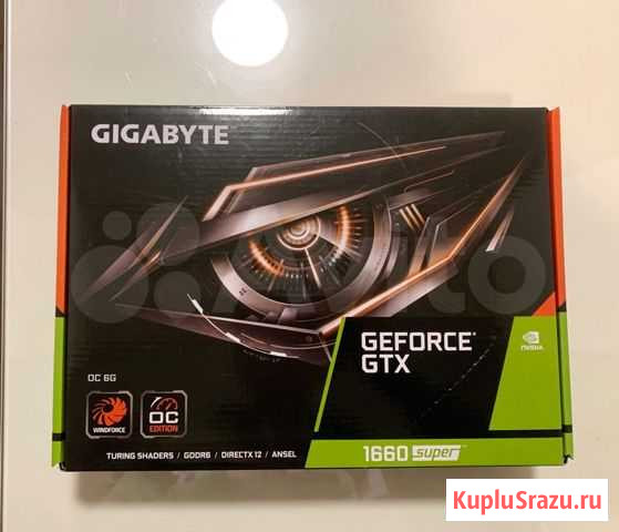 Видеокарта Gigabyte GeForce GTX 1660 Super Москва - изображение 1