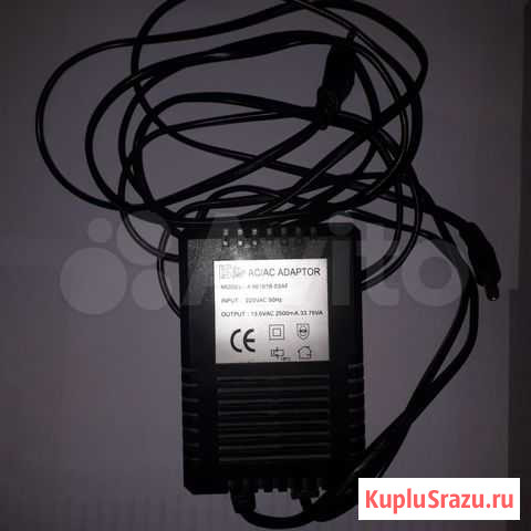 Блок питания 13.5 V, 2500mA, 33.75 VA модель 4-661 Санкт-Петербург - изображение 1