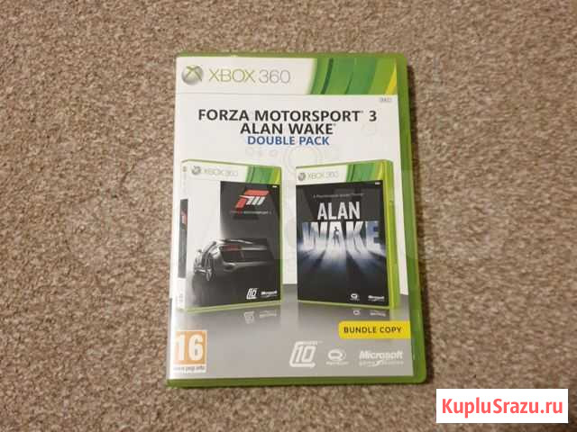 Forza motorsport 3 Alan Wake double pack xbox 360 Казань - изображение 1