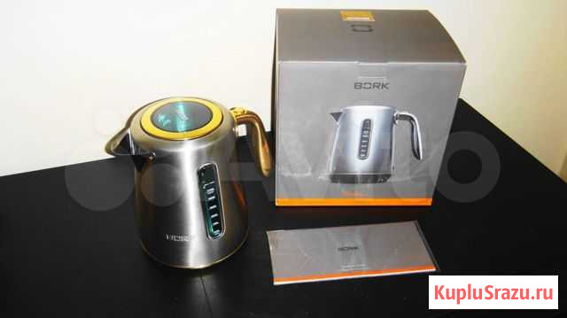 Новый чайник Bork K703 ch Gold Санкт-Петербург - изображение 1