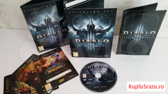 Diablo 3 Reaper of soul (Europe) PC Game DVD box Москва - изображение 1