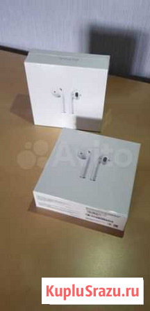 Airpods 2(Оригинальная копия) Тюмень - изображение 1