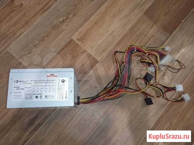 Блок питания Velton ATX-400 400W 24+4pin Барнаул - изображение 1