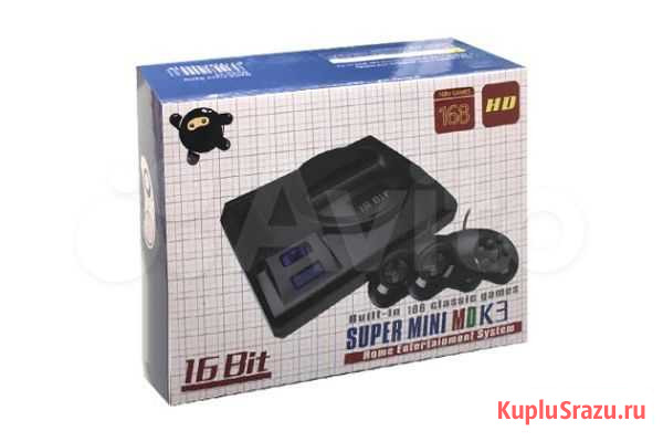 Sega Сега 16 Bit HD Super Mini MD K3 Уфа - изображение 1