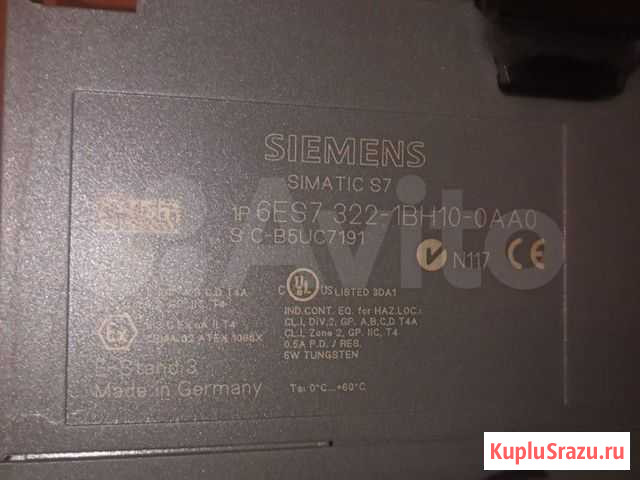 Siemens s7 6ES7 322-1BH10-0AA0 Череповец - изображение 1