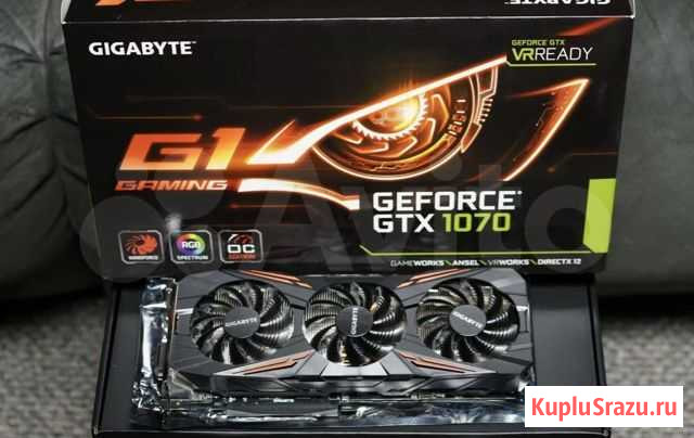 Gigabyte gtx 1070 g1 gaming Киров - изображение 1