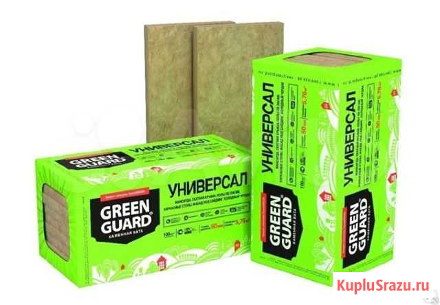 Минеральная вата greenguard универсал (50 мм) Москва - изображение 1