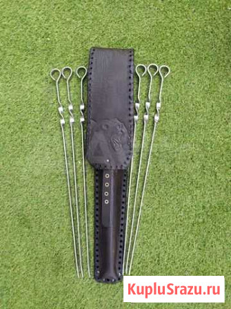 Шампура в чехле кожа Челябинск - изображение 1