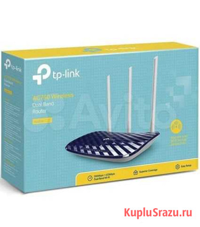 Wi Fi роутер TP-link archer C20 Омск - изображение 1