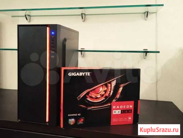 Топ Core i5-9400F H310 8GB RX580 SSD 240GB Санкт-Петербург - изображение 1