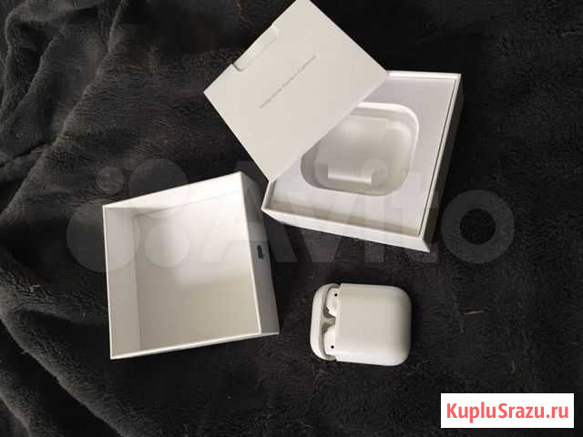Наушники apple airpods 1 оригинал обмен Липецк - изображение 1