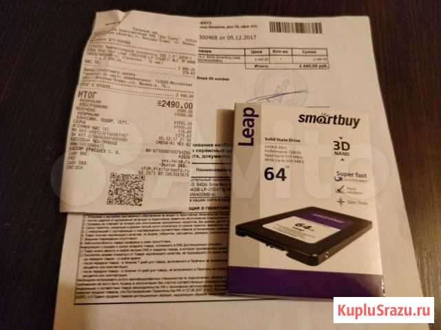 Твердотельный накопитель ssd Smartbuy Leap 64gb ма Орехово-Зуево - изображение 1