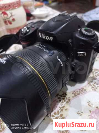 Зеркальный фотоаппарат nikon д80 Курск - изображение 1