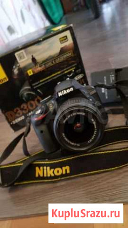 Зеркальный фотоаппарат Nikon D3300 Биробиджан - изображение 1