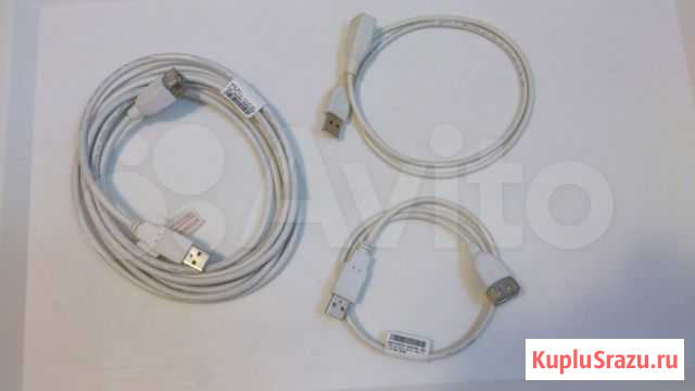 Кабели USB-usb.0.15м,0.75м,3.0м Новосибирск - изображение 1