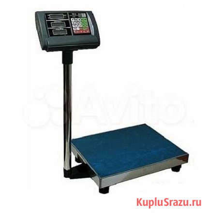 Весы напольные с большой платформой 300кг 45x60см Саратов - изображение 1