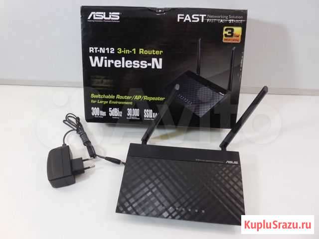 WiFi Роутер asus RT-N12 Ангарск - изображение 1