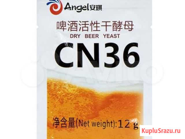 Пивные дрожжи Angel CN36, 12г Красноярск - изображение 1