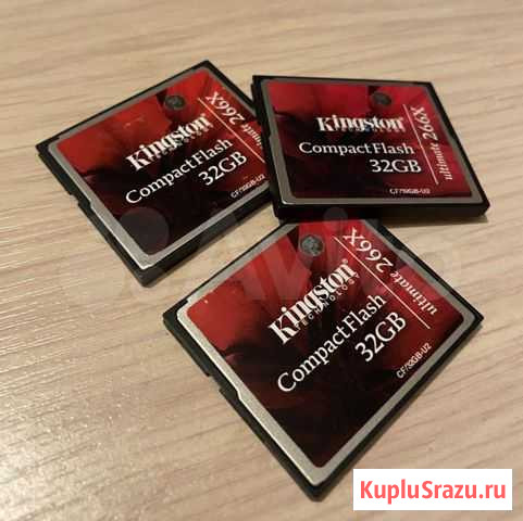 Флешки Compact Flash 16gb 2 шт Брянск - изображение 1