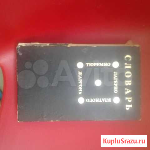 Словарь тюремн-лагерно-блатного жаргона с автограф Санкт-Петербург - изображение 1