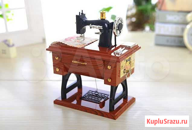 Музыкальная шкатулка швейная машинка Краснодар - изображение 1