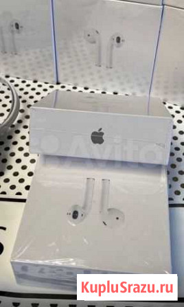 Airpods 2 оригинал новые Акуша - изображение 1