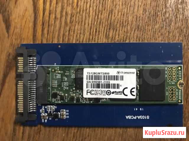 Ssd m.2 TS128gmts800 + переходник Бийск - изображение 1