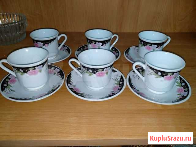 Сервиз кофейный костяной фарфор Fine Porcelain Череповец - изображение 1