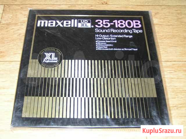 Запечатанный золотой Maxell 35-180 (NOS) Губкин - изображение 1