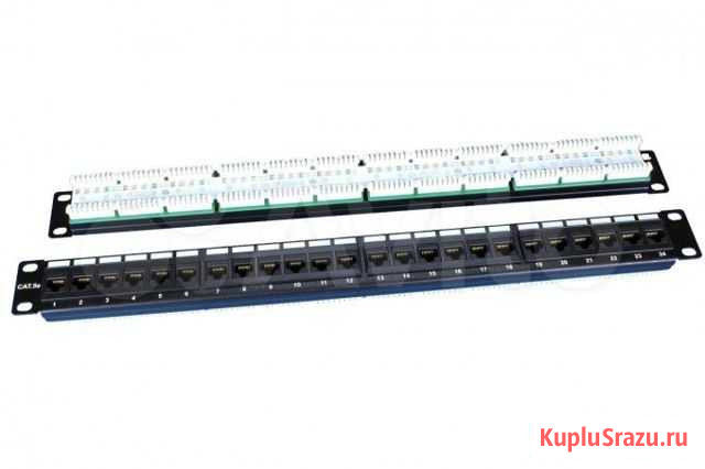 Патч-панель Hyperline PP2-19-24-8P8C-C5E-110D Климовск - изображение 1