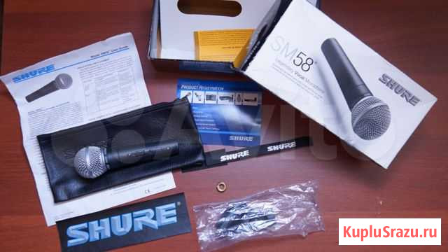 Микрофон shure SM58SE (Original Mexico) Москва - изображение 1