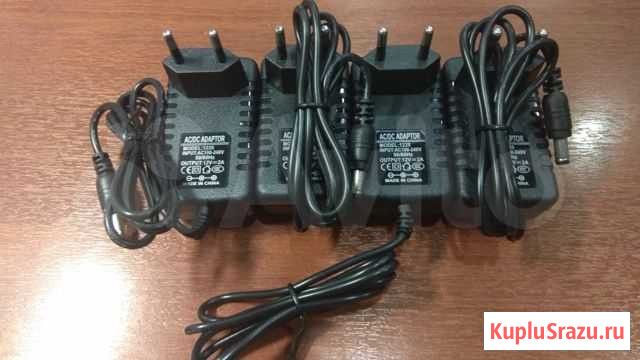 Нов Блоки питания 12V 2А (5,5*2,5 мм) (5,5*2,1 мм) Кемерово - изображение 1