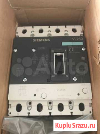 Выключатель Siemens VL250 250A 4-полюса новый 1шт Ярославль - изображение 1