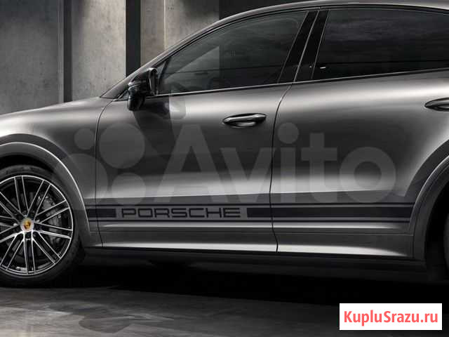 Боковая декоративная надпись porsche для Cayenne E Москва - изображение 1