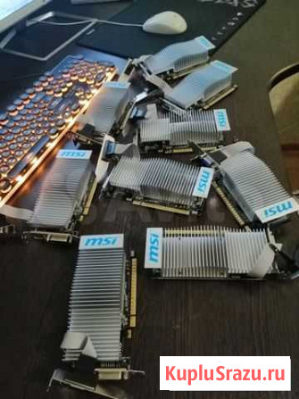 Видеокарты низкопрофильные NvidiaGt210 512MB Новые Санкт-Петербург - изображение 1