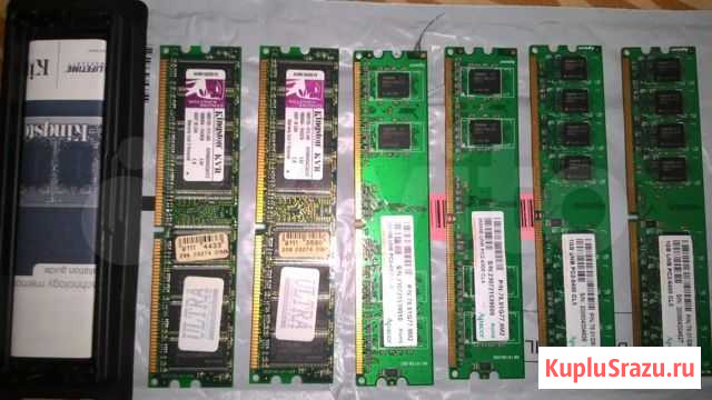 DDR PC-3200- 2х512Mb, DDR2 PC2-6400- 2х1Гб,2х256Mb Волгоград - изображение 1