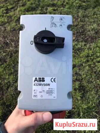 Розетка усиленная ABB 432MVS6W 2CMA167888R1000 нап Старый Оскол - изображение 1