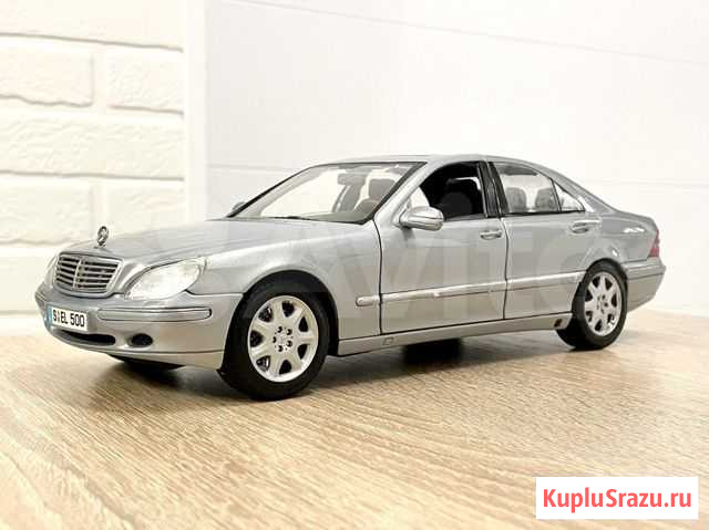 Mercedes-Benz S500 W220 Maisto 1:18 Раритет Уфа - изображение 1