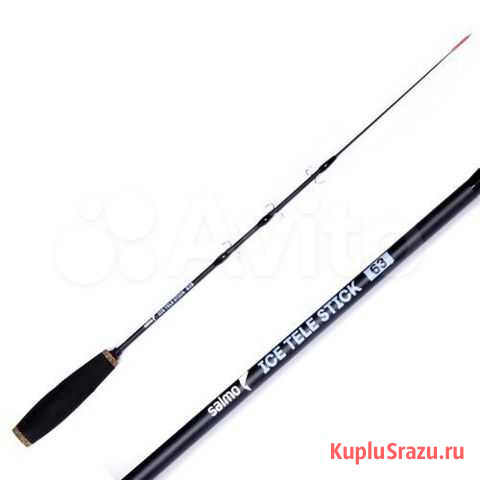 Удилище зимнее Ice Tele Stick 63см Salmo 428-01 Новосибирск - изображение 1