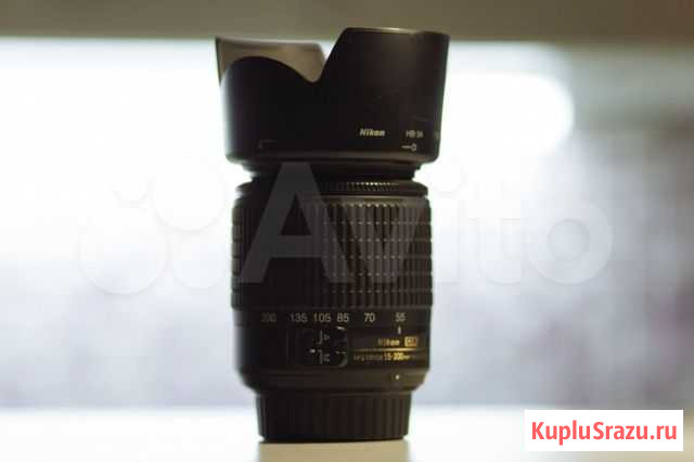 Объектив Nikon AF-S DX Nikkor ED55-200mm1:4-5.6GSW Красноярск - изображение 1