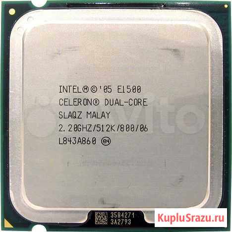 Процессор сокет 775 Intel Celeron Dual-Core E1500 Краснодар - изображение 1