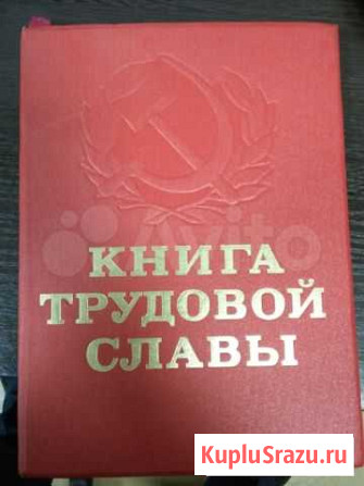 Книга трудовой славы. СССР. Оригинал. Пустая Екатеринбург - изображение 1