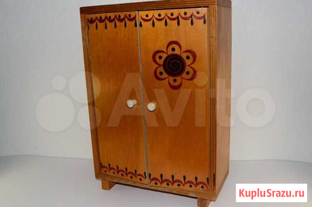 Шкаф кукольный СССР-Игрушка СССР-Советская игрушка Пермь - изображение 1