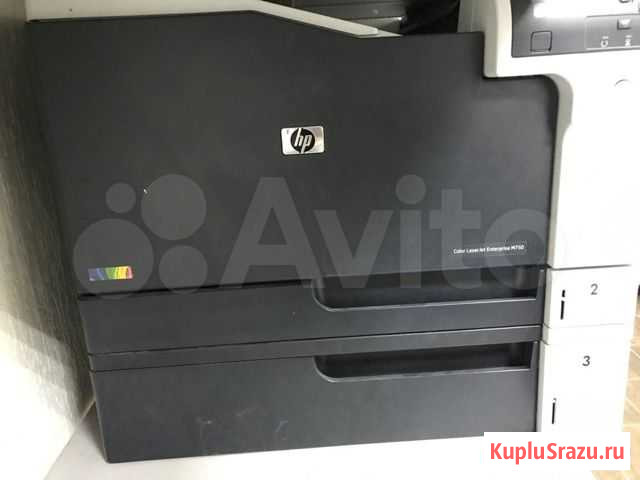 Принтер HP color laserjet enterprise m750 Волжский - изображение 1