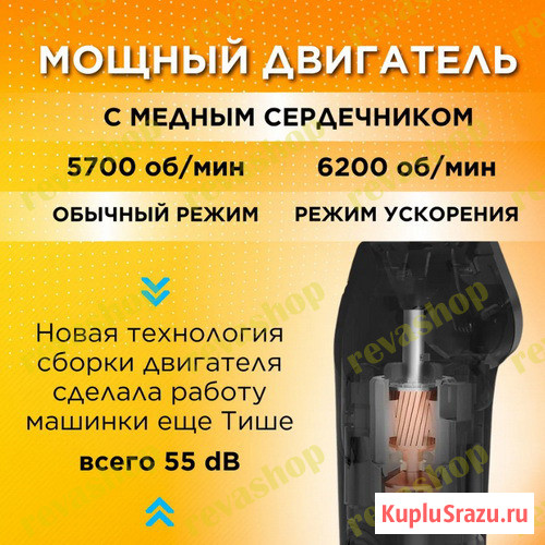 Машинка для стрижки волос Xiaomi Youpin Riwa профессиональная беспроводная с насадками и аксессуарам Москва - изображение 4